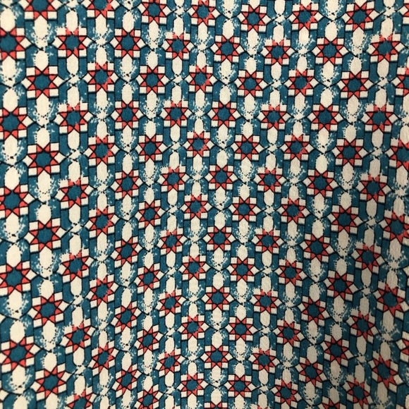 Joie Violette Peacock Print Silk Blouse - Picture 5 of 8